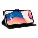 Etui pokrowiec na iPhone 16 Pro Max Leather Book Case - czarny