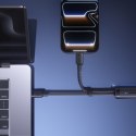 Kabel przewód 2w1 USB-C - 2x USB-C 140W 1.5 m - czarny
