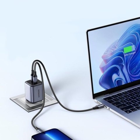 Ładowarka sieciowa USB-A USB-C 45W GaN Nexode N Series X525 - czarna