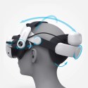 Pasek odciążający M3 Pro do gogli VR Meta Quest 3 z baterią B2 - biało-czarny