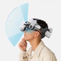 Pasek odciążający M3 Pro do gogli VR Meta Quest 3 z baterią B2 - biało-czarny