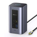 Stacja dokująca HUB 12w1 USB-C USB-A HDMI RJ45 SD microSD 4K 60Hz PD 10Gb/s