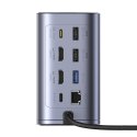 Stacja dokująca HUB 12w1 USB-C USB-A HDMI RJ45 SD microSD 4K 60Hz PD 10Gb/s