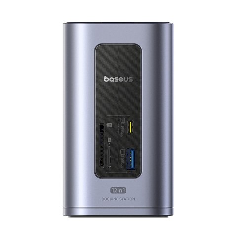 Stacja dokująca HUB 12w1 USB-C USB-A HDMI RJ45 SD microSD 4K 60Hz PD 10Gb/s