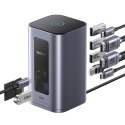 Stacja dokująca HUB 12w1 USB-C USB-A HDMI RJ45 SD microSD 4K 60Hz PD 10Gb/s