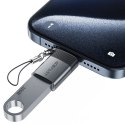 Adapter przejściówka USB-A - USB-C - szary