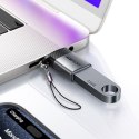 Adapter przejściówka USB-A - USB-C - szary