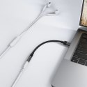 Adapter przejściówka USB-C - mini jack 3.5 mm - czarny