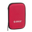 Etui ochronne na dysk przenośny 2.5'' - czerwone