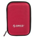 Etui ochronne na dysk przenośny 2.5'' - czerwone