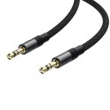 Kabel przewód AUX mini jack 3.5mm 1m - czarny