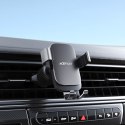Uchwyt samochodowy na telefon grawitacyjny na kratkę nawiewu - szary