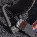 Zapięcie rowerowe antykradzieżowe z czytnikiem NFC - czarne