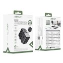 Adapter podróżny ładowarka sieciowa USB-C USB-A AC EU US UK AU - czarna