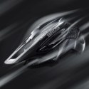 Kask na rower górski z regulowanym daszkiem zapięciem magnetycznym 58-62 cm - czarny