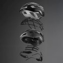 Kask rowerowy regulowany 58-62 cm - czarny