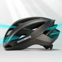 Kask rowerowy z ramą wzmacniającą 58-62 cm - czarny