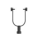 Mikrofon studyjny dynamiczny przewodowy z ramieniem USB XLR - czarny