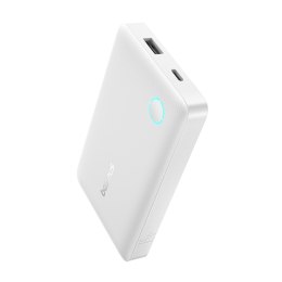 Powerbank 10000mAh 15W EnerFill FP11 z kablem USB-C 30cm - biały