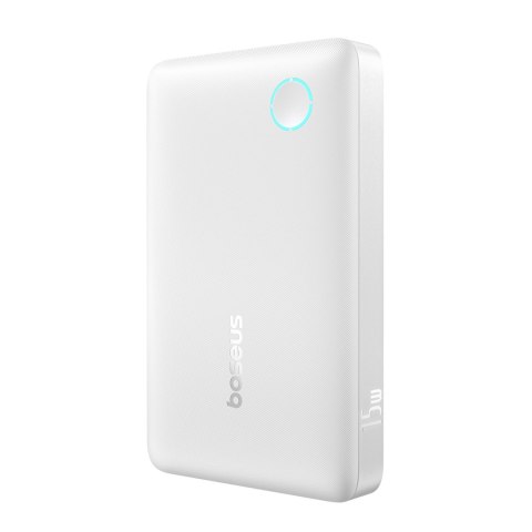 Powerbank 10000mAh 15W EnerFill FP11 z kablem USB-C 30cm - biały