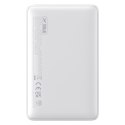 Powerbank 10000mAh 15W EnerFill FP11 z kablem USB-C 30cm - biały