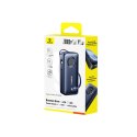 Powerbank 20000mAh 100W ze zwijanym kablami USB-C - czarny