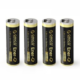 Bateria litowa akumulator AA 1.5 V 2100mWh USB-C z kablem ładującym - 4 szt.