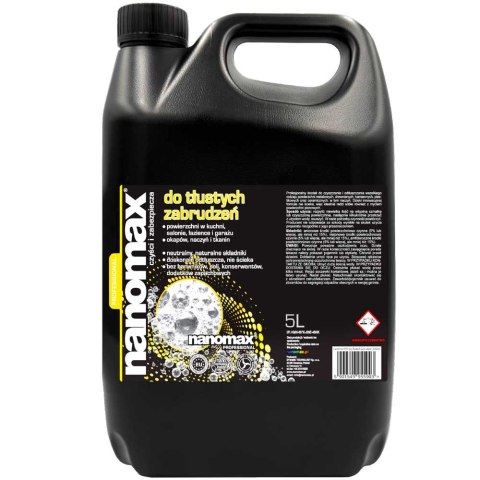 Nanomax do tłustych zabrudzeń - 5L