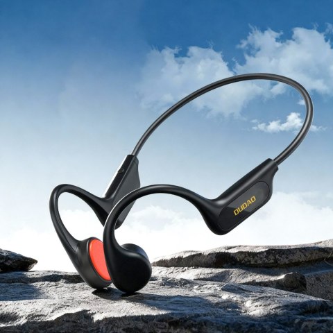 Słuchawki bezprzewodowe z pałąkiem przewodnictwo kostne U22 Bluetooth - czarne