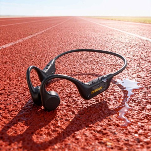 Słuchawki bezprzewodowe z pałąkiem przewodnictwo kostne U22 Bluetooth - czarne