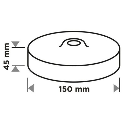 GĄBKA POLERSKA Z TARCZĄ 125MM M14