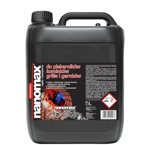 Nanomax do grilli, kominków i piekarników - 5L