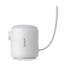 Pompka turystyczna przenośna akumulatorowa 4 końcówki USB-C - biała