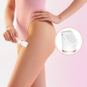 Trymer damski 3w1 wodoodporny do ciała twarzy bikini biały - zestaw