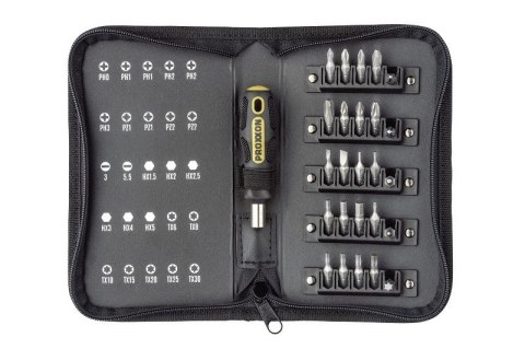 ZESTAW BITÓW Z RĘKOJEŚCIĄ MINI FLEX-DOT W ETUI, 26 SZT.