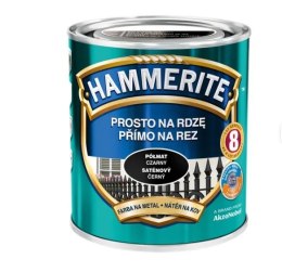 EMALIA HAMMERITE CZARNY SATYNOWY PÓŁMAT 0,7L