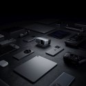 Stacja ładująca 5w1 z wyświetlaczem cyfrowym USB-A USB-C 300W - srebrna
