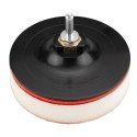 TARCZA MOCUJĄCA Z RZEPEM I GĄBKĄ 125MM TRZPIEŃ 8MM
