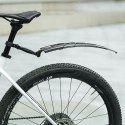 Zestaw błotników rowerowych składanych teleskopowych - czarny