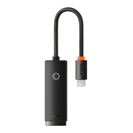 Zewnętrzna karta sieciowa USB-C RJ-45 1Gbps 1000Mbps czarny