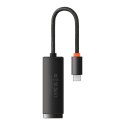 Zewnętrzna karta sieciowa USB-C RJ-45 1Gbps 1000Mbps czarny