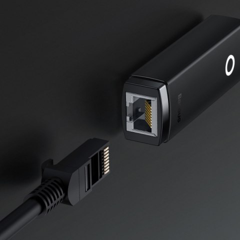 Zewnętrzna karta sieciowa USB-C RJ-45 1Gbps 1000Mbps czarny