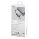 HUB rozdzielacz USB-A USB-C 5V 50cm - szary