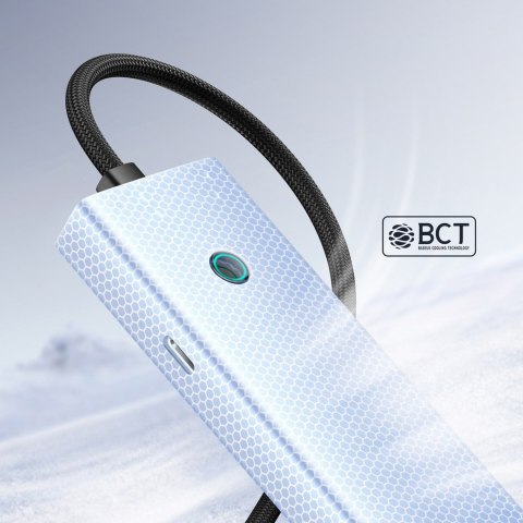 HUB rozdzielacz USB-A USB-C 5V 50cm - szary