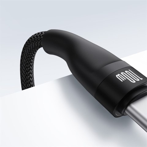 Kabel przewód 3w1 USB-C Flash Series 3 100W 1.5m - czarny