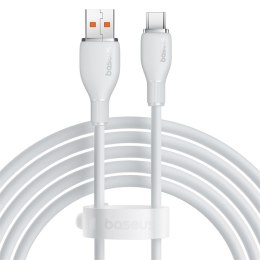 Kabel przewód USB-A - USB-C Pudding 100W 1.2m - biały