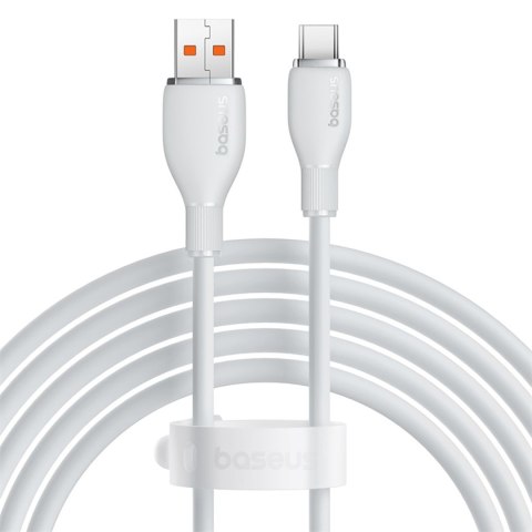 Kabel przewód USB-A - USB-C Pudding 100W 1.2m - biały