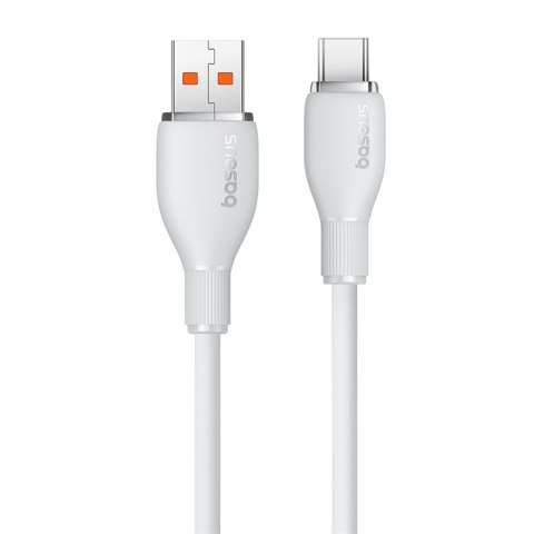 Kabel przewód USB-A - USB-C Pudding 100W 1.2m - biały