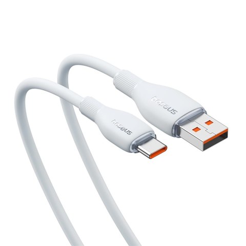 Kabel przewód USB-A - USB-C Pudding 100W 1.2m - biały