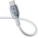 Kabel przewód USB-A - USB-C Pudding 100W 1.2m - biały